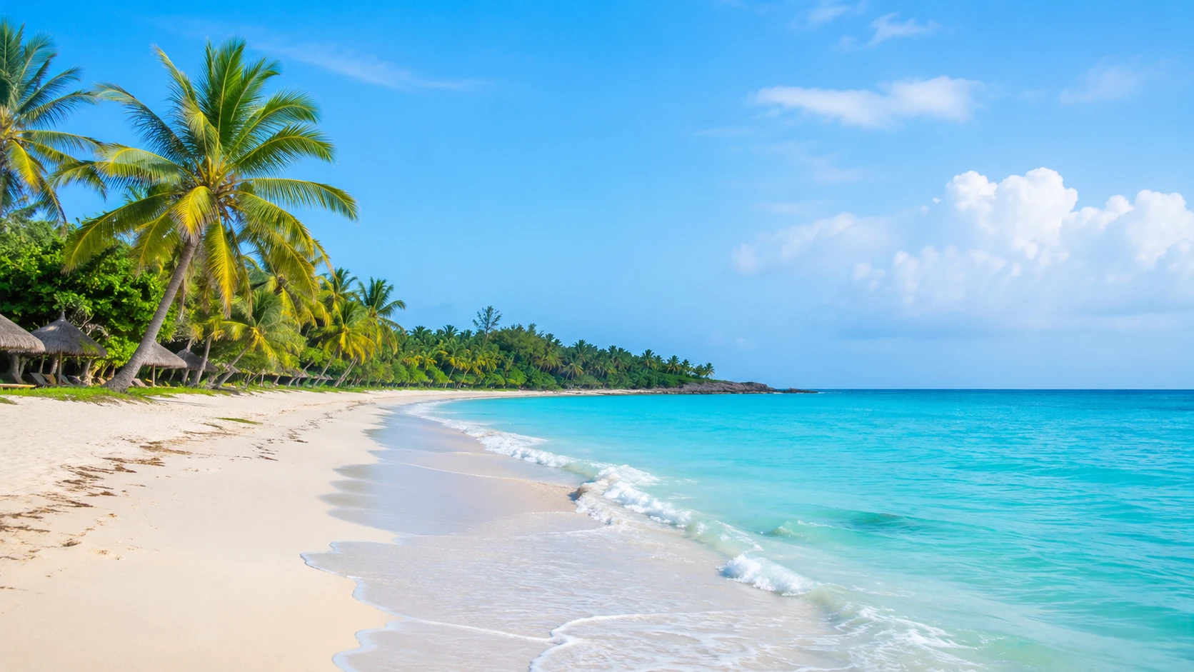 Palm-fringed Sri Lanka beach and coastal scenery for Sri Lanka private day tour with Trustker