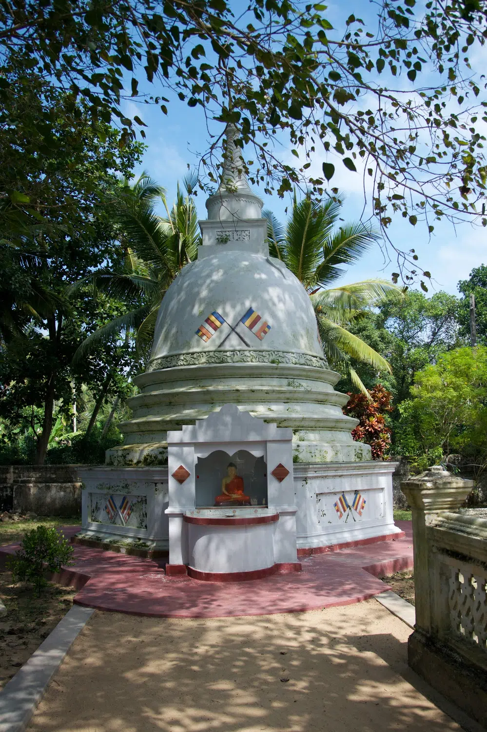 Sri Lanka Buddhist temple and sacred shrine for Cultural Triangle Buddhist Journey