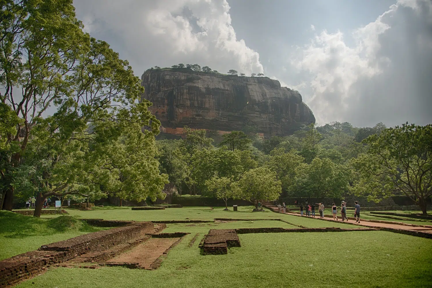 Sigiriya Rock, gardens, frescoes, monkeys and Cultural Triangle landscapes for Sri Lanka private day tour with Trustker